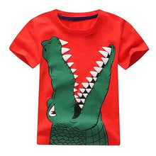 Load image into Gallery viewer, Boys Tops Summer 2017 Novelty Children T shirts Boys Clothes Kids Tee Shirt Fille Cotton Animal Pattern Print Baby Boy Clothing