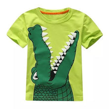 Load image into Gallery viewer, Boys Tops Summer 2017 Novelty Children T shirts Boys Clothes Kids Tee Shirt Fille Cotton Animal Pattern Print Baby Boy Clothing