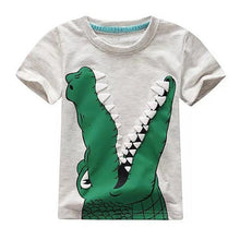 Load image into Gallery viewer, Boys Tops Summer 2017 Novelty Children T shirts Boys Clothes Kids Tee Shirt Fille Cotton Animal Pattern Print Baby Boy Clothing