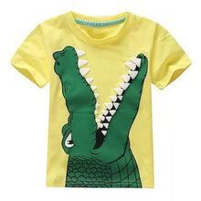 Load image into Gallery viewer, Boys Tops Summer 2017 Novelty Children T shirts Boys Clothes Kids Tee Shirt Fille Cotton Animal Pattern Print Baby Boy Clothing